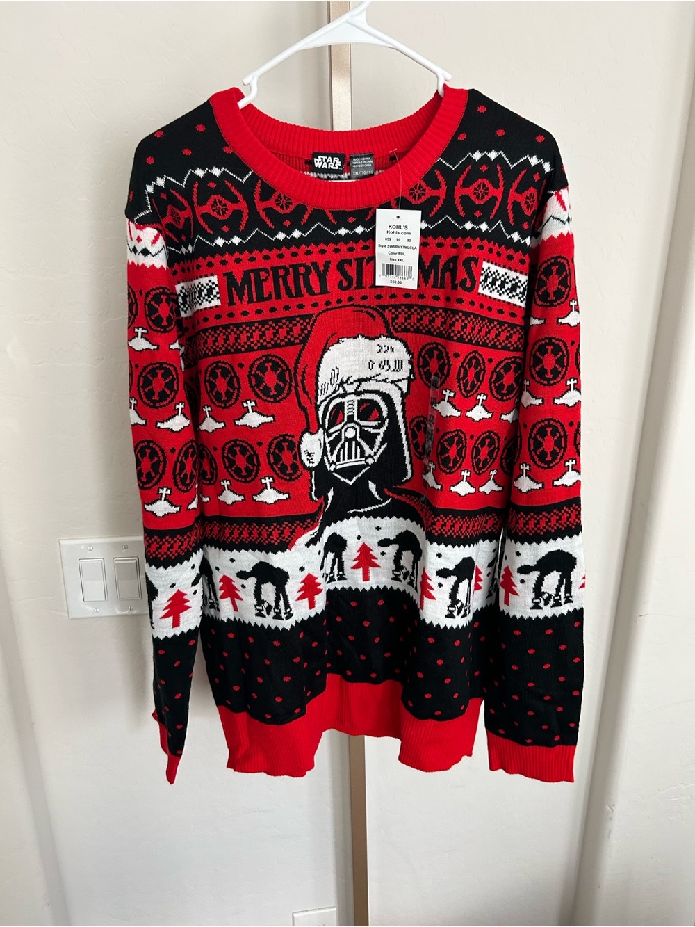 Star Wars Darth Vader Merry Sithmas Christmas Sweater Ugly Christmas Sweater